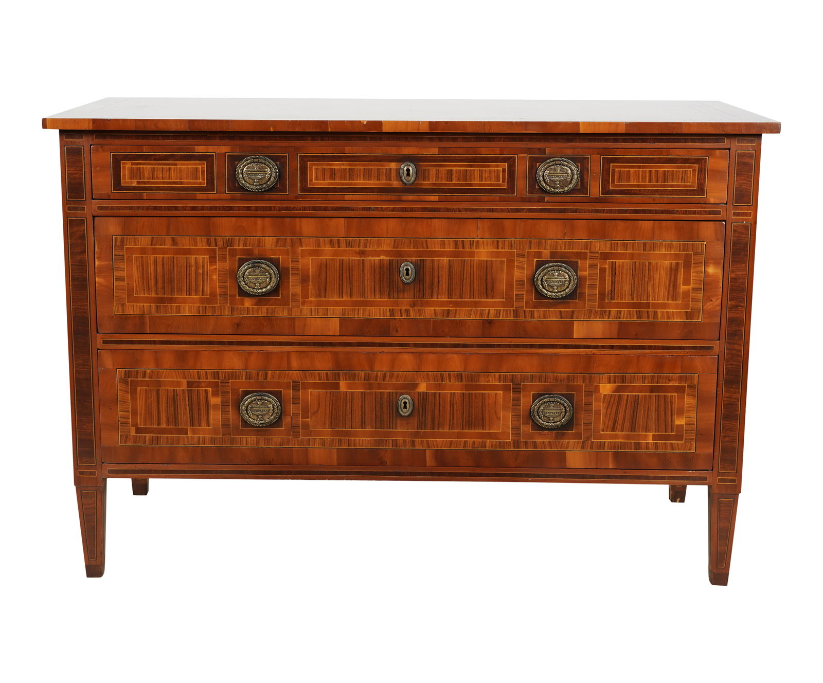 An Alfonso Marina Inlaid Mahogany Commode (1 of 13)