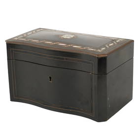 A French Inlaid Ebony Tea Caddy by Charles-Guillaume Diehl (1 of 7)