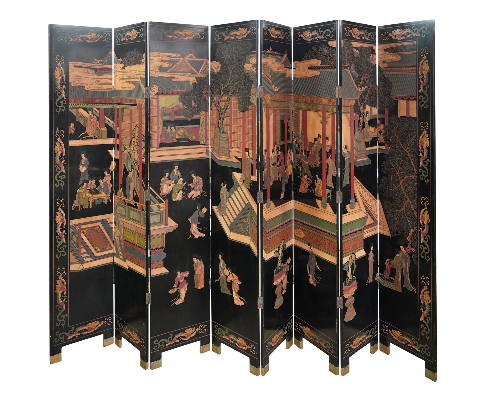 A Chinese Eight-Panel Screen (1 of 16)