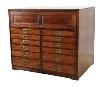 An American Bookcase and File Cabinet
