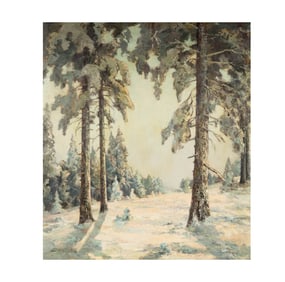 20th Century; Winter Landscape