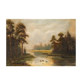 Artist Unknown: River Landscape