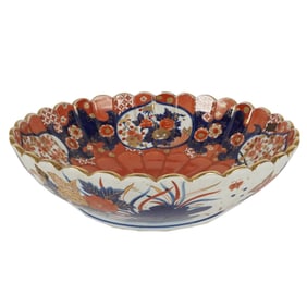 An Imari Porcelain Center Bowl