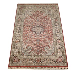 A Chinese Persian-Style Silk Rug