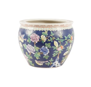 A Chinese Porcelain Fish Bowl
