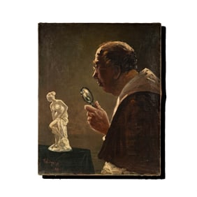 Frank Nitzsche: Man with Magnifying Glass