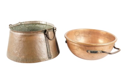 Two Large Copper Vessels