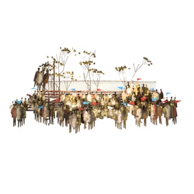 A Curtis Jere Wall Sculpture