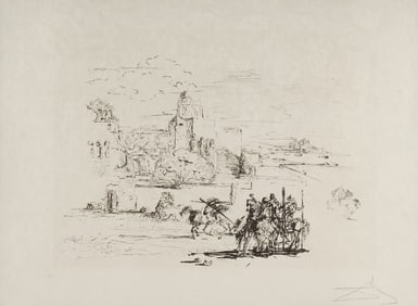Salvador Dali, Spanish 1904-1989, Rome and Cadaques