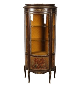 A Vernis Martin-Style Vitrine Cabinet