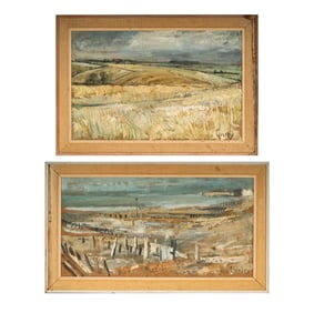 John Livesey, British 1926-1990, Two Works