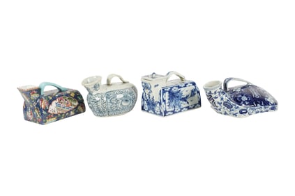 A Group of Chinese Porcelain Kendi Water Pots