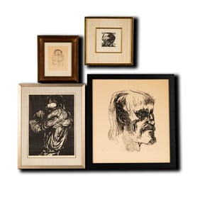 Leonard Baskin, 1922-2000, Four Works