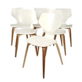 A Set of Six Room & Board Dining Chairs