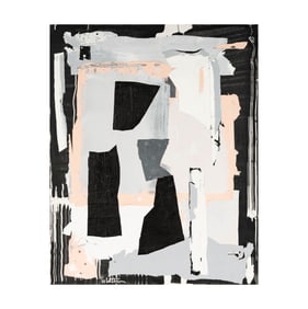 21st Century: Abstract in Pink, Gray and Black