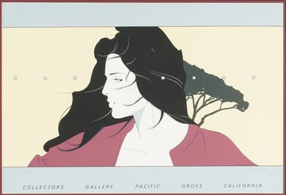 Patrick Nagel, American 1945-1984, Collector's Gallery Pacific Grove California