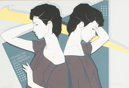 Patrick Nagel, American 1945-1984, Yochum-Kay, Los Angeles, San Francisco