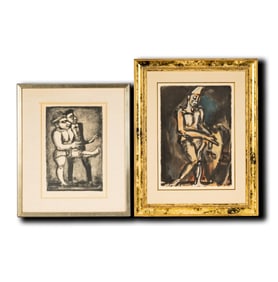 Georges Rouault, French 1871-1958, Two Works