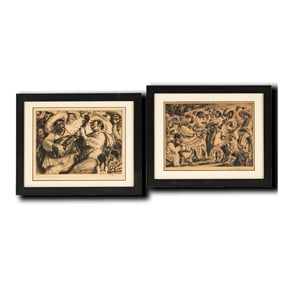Irwin D. Hoffman, American 1901-1989, Two Works