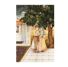 A Persian Miniature Painting