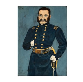 Naive School: Portrait of a Military Officer