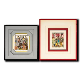 James Rizzi, American 1950-2011, Two Works