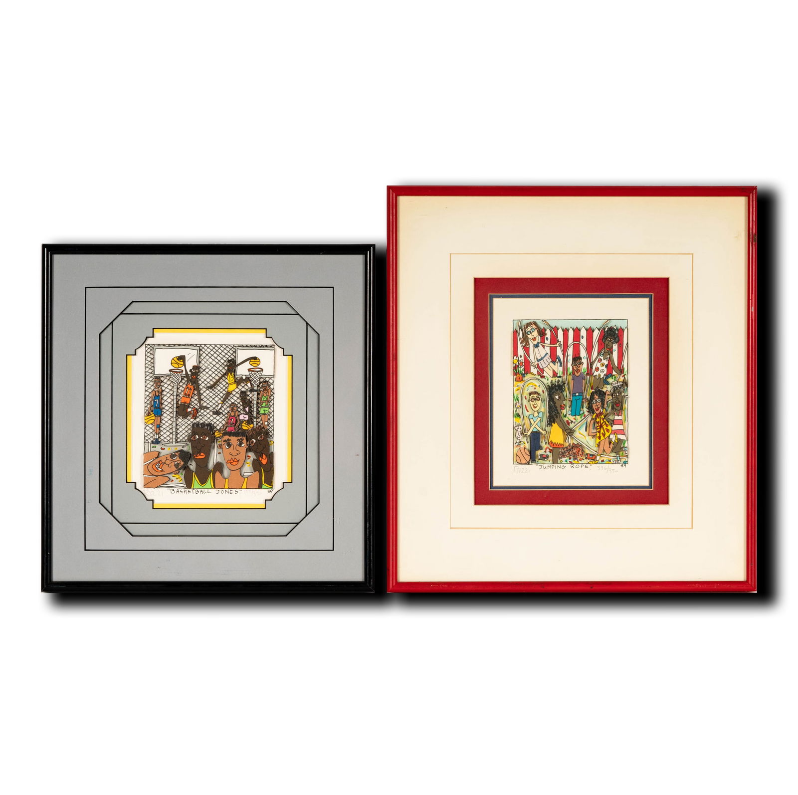 chobi　ジェームスリジィ作  \"WOMEN WHO WORK OUT\" James Rizzi Women Who Work out 1989 Hand Signed 3-D