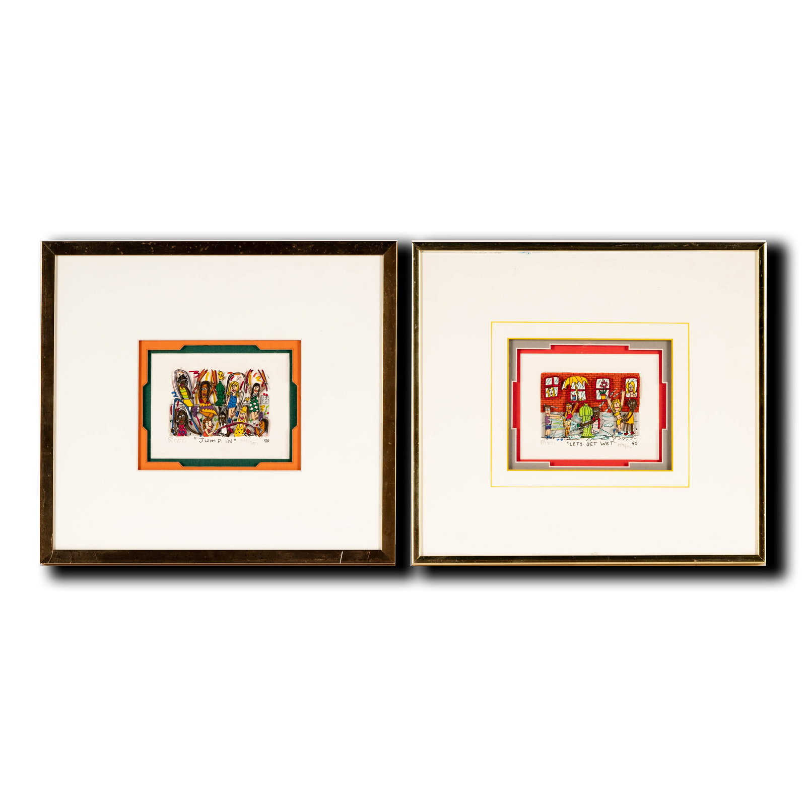 James Rizzi, American 1950-2011, Two Works (1 of 7)