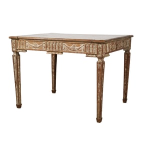 A Dennis and Leen Neoclassical-Style Center Table