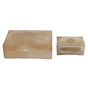 Two Chinese Quartz Table Articles