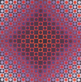 Victor Vasarely, French 1906-1997, Untitled (from Permutations)
