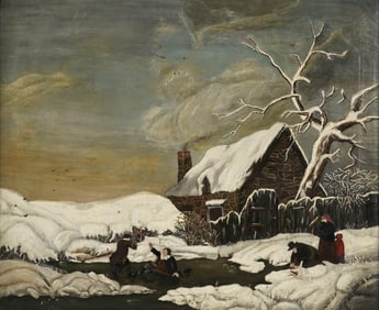 Andrew Putnam Hill, 1853-1922, Snow Scene