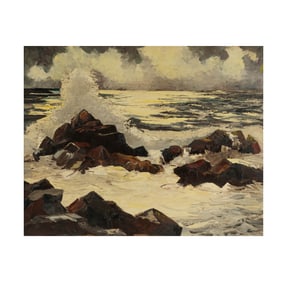 Robert Eshoo, 1926-2018, Seascape