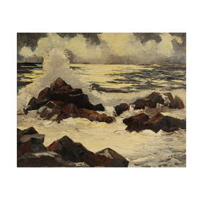 Robert Eshoo, 1926-2018, Seascape (1 of 8)