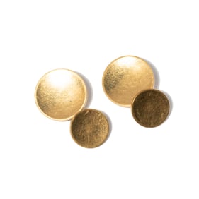 Janis Paige: Avedon 14 Karat Yellow Gold Cufflinks