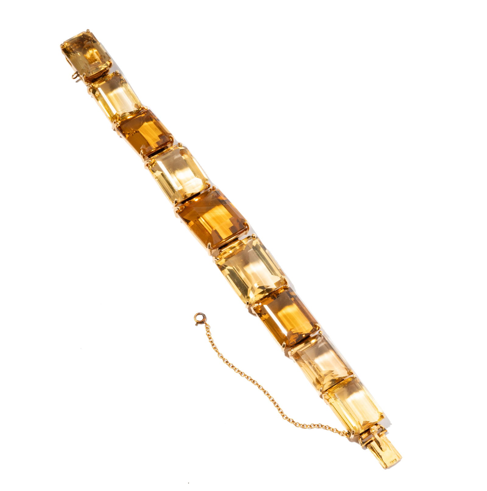 Janis Paige: 14 Karat Yellow Gold and Citrine Bracelet (1 of 7)