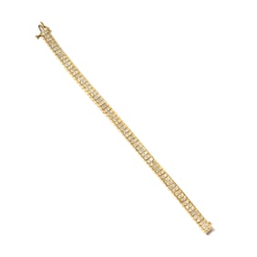 Janis Paige: 14 Karat Gold Diamond Bracelet