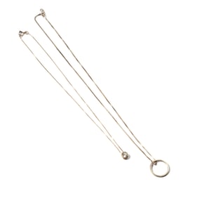 Janis Paige: Two Sterling and Glass Necklaces