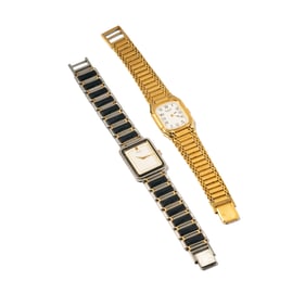 Janis Paige: Two Gold and Silver-tone Watches