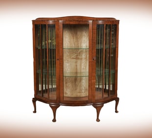 Janis Paige: An American Mahogany Vitrine Cabinet