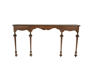 Janis Paige: A Mahogany Wall-Mounted Console Table