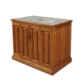 Janis Paige: A Tile-Top Pine Cabinet