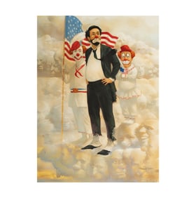 Robert Owen, American B.1930, Among Greatness