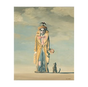 John Morris, American, 1920-1991, Clown With Dog