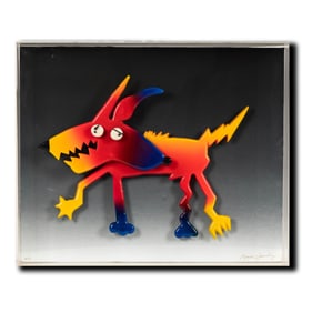 Roark Gourley, American, B.1949, Skitzo Dog