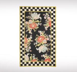 Janis Paige: A MacKenzie-Childs Wool Rug 3' x 5'