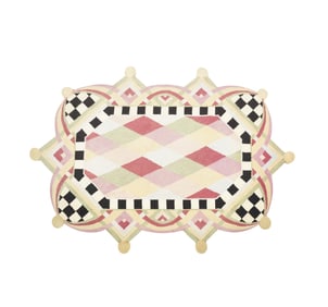 Janis Paige: A MacKenzie-Childs Rug 9' x 6'6"