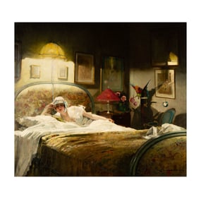 Charles Joseph Watelet, Belgian, 1867-1954, A Bedtime Story