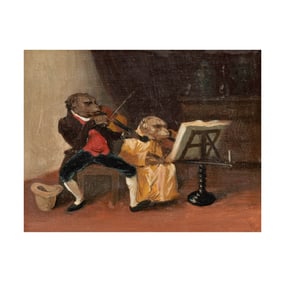 Alexandre-Gabriel Decamps, 1803-1860, Monkey Musicians