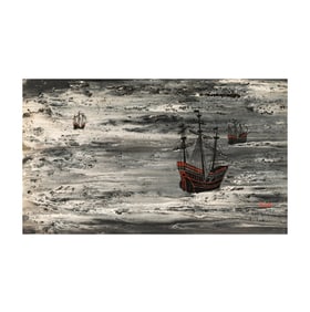 Nicola Ortis Poucette, 1935-2006, Ships At Sea